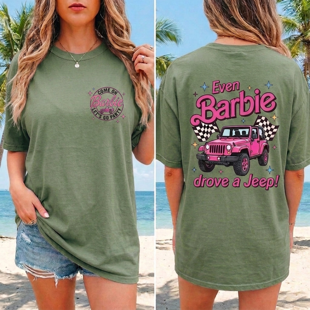 Even Barbie Drove A Jeep T-Shirt