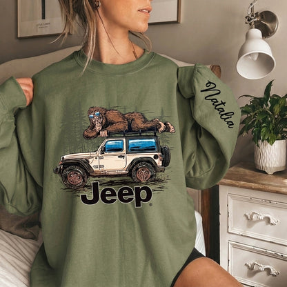 Personalized Jeep Bigfoot Sweatshirt