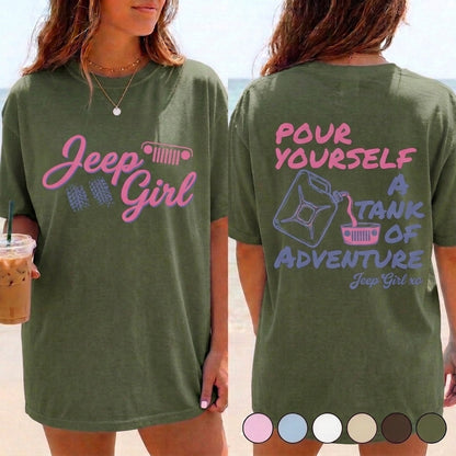 Pour Yourself A Tank Of Adventure T-Shirt