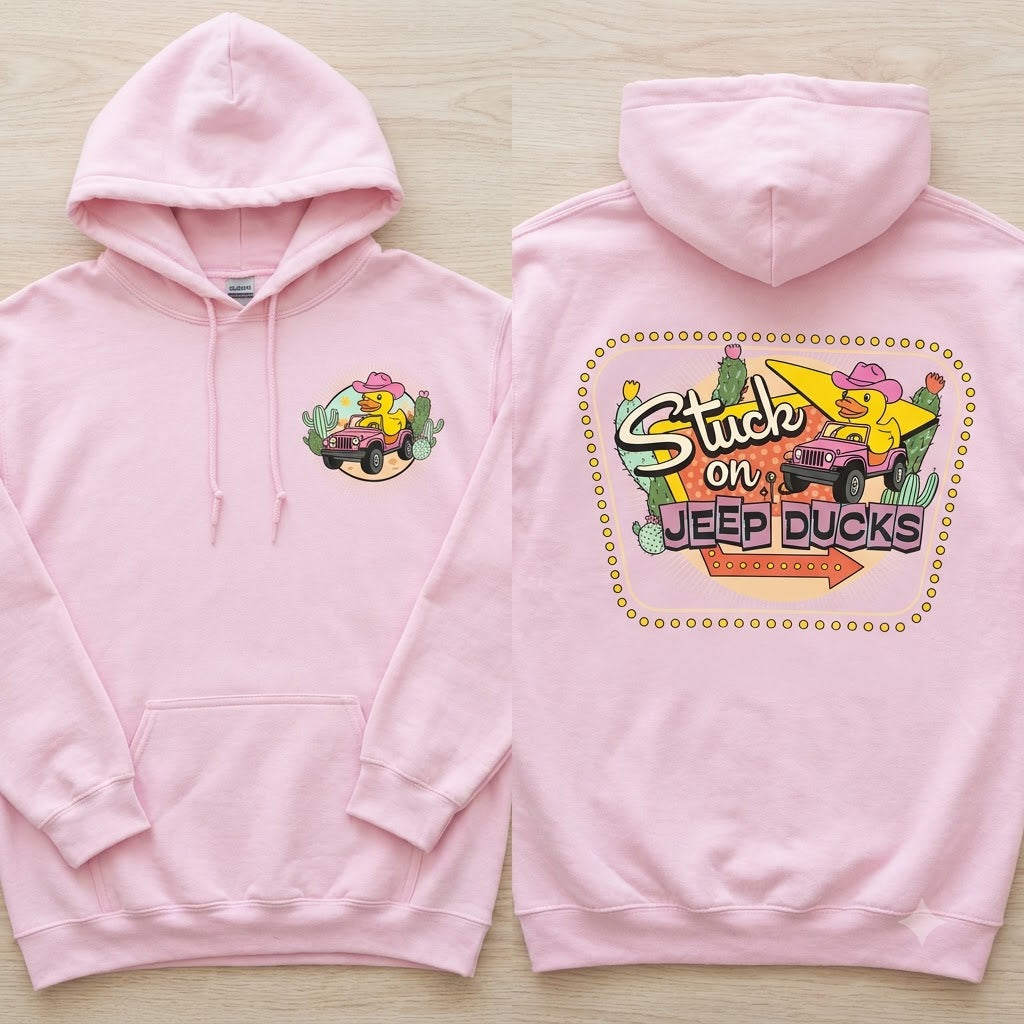 Stucks On Jeep Ducks T-Shirt