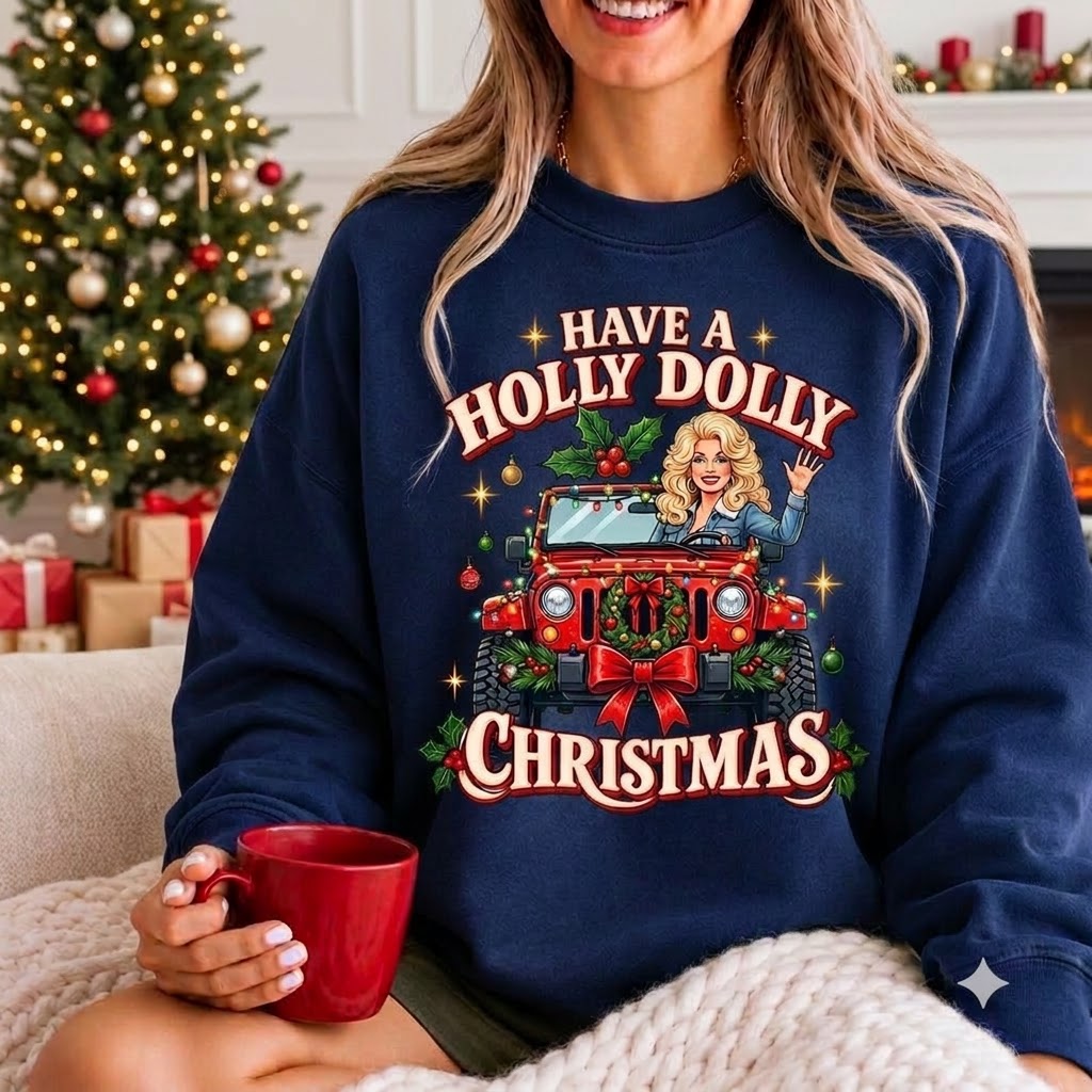 Holly Dolly Christmas Sweatshirt