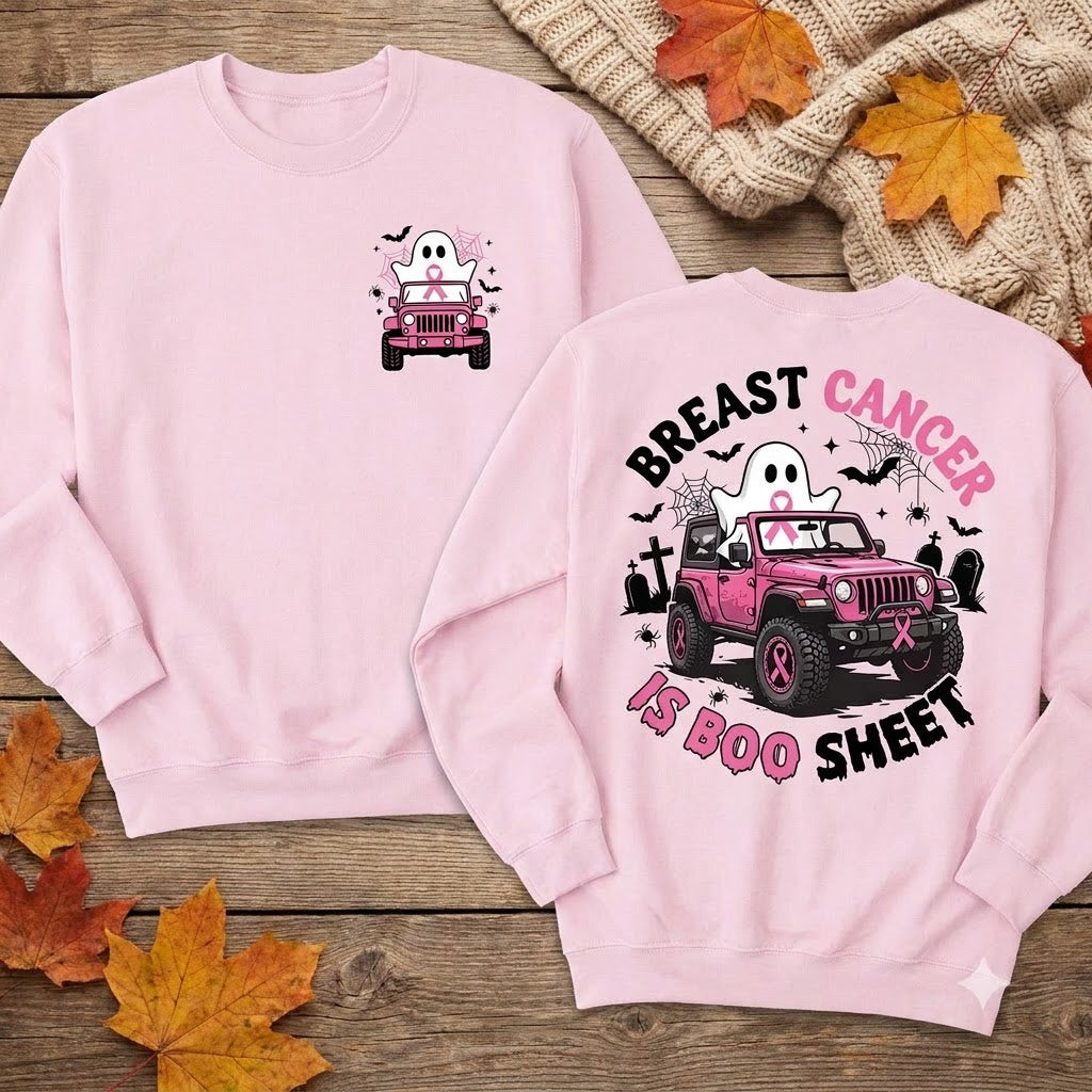 Breast Cancer Is Boo Sheet T-shirt Hoodie Sweatshirt