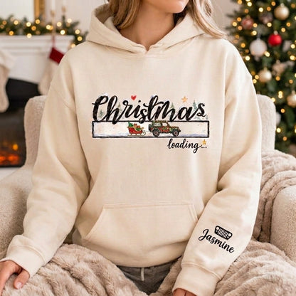 Christmas Loading Personalized Hoodie