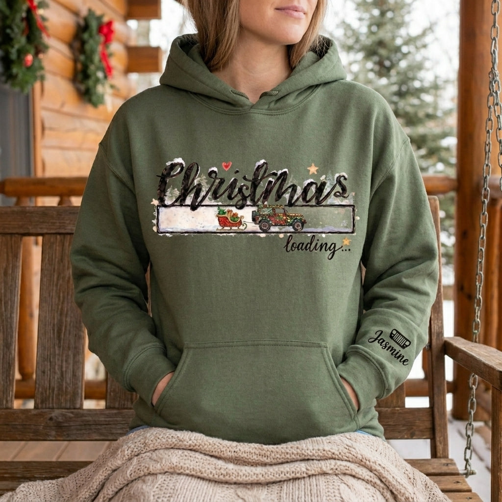 Christmas Loading Personalized Hoodie