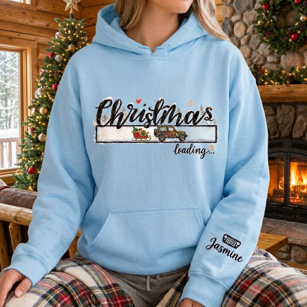 Christmas Loading Personalized Hoodie