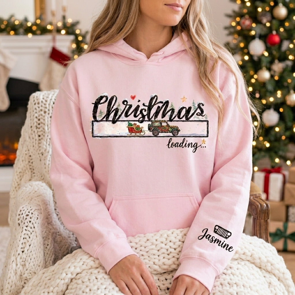 Christmas Loading Personalized Hoodie