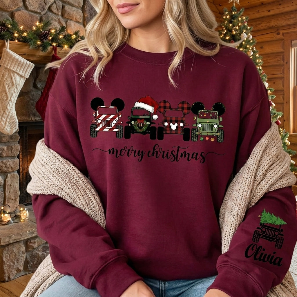 Merry Christmas Jeep Hoodie