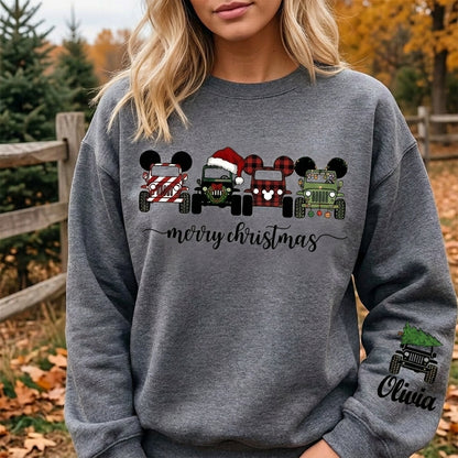 Merry Christmas Jeep Hoodie