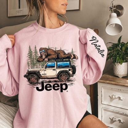 Personalized Jeep Bigfoot Sweatshirt
