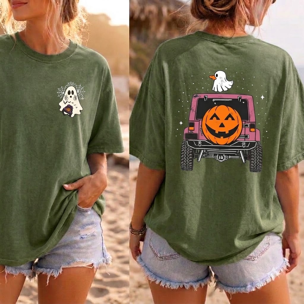 Pumpkin Jeep T-Shirt