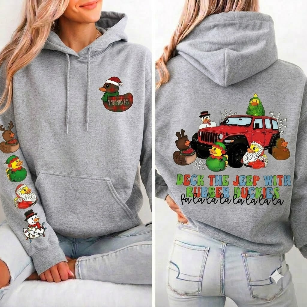 Deck The Jeep Hoodie