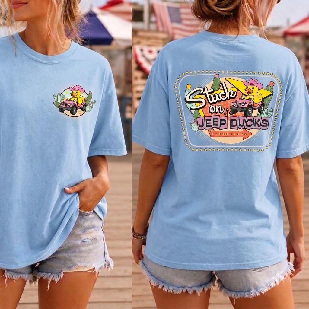 Stucks On Jeep Ducks T-Shirt
