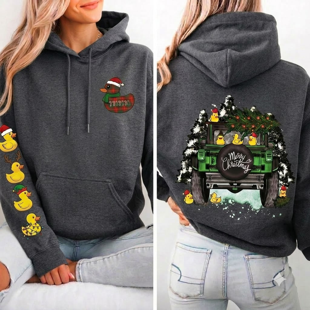 Duck Duck Jeep Xmas Hoodie