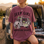 Jeep Girl Adventure Society T-Shirt