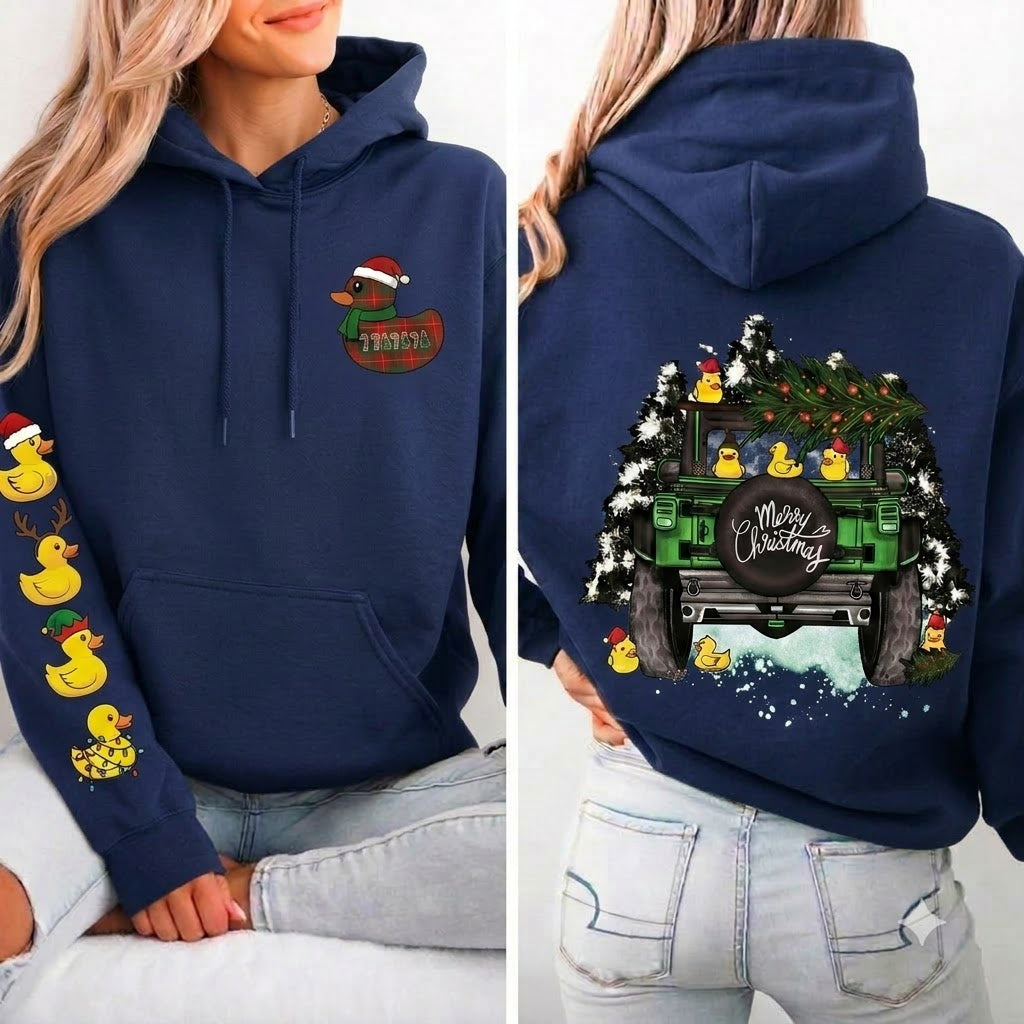 Duck Duck Jeep Xmas Hoodie