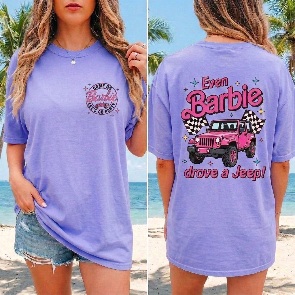 Even Barbie Drove A Jeep T-Shirt