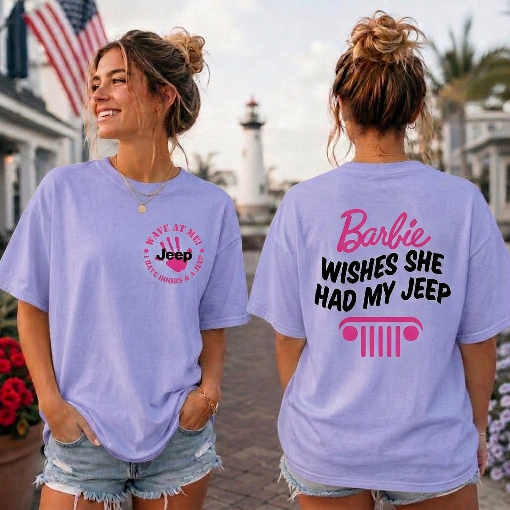 Barbie Wish She Had My Jeep T-Shirt