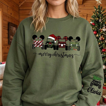 Merry Christmas Jeep Hoodie