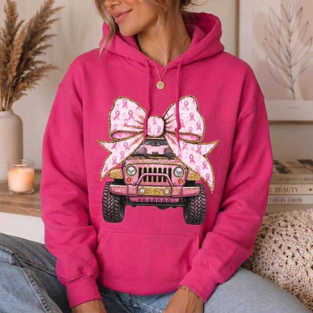 Ribbon Jeep T-Shirt Hoodie SweatShirt