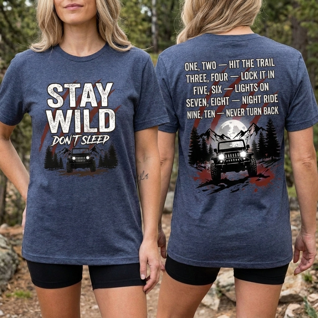 Stay Wild Don't Sleep Hoodie