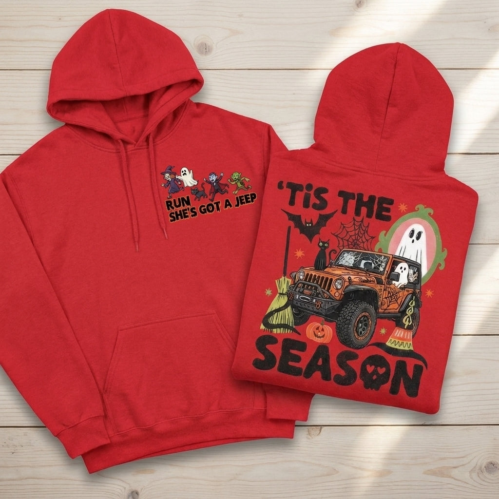 Run She's Got A Jeep Hoodie