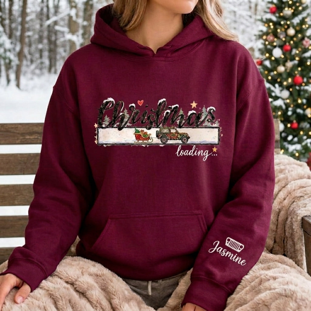Christmas Loading Personalized Hoodie