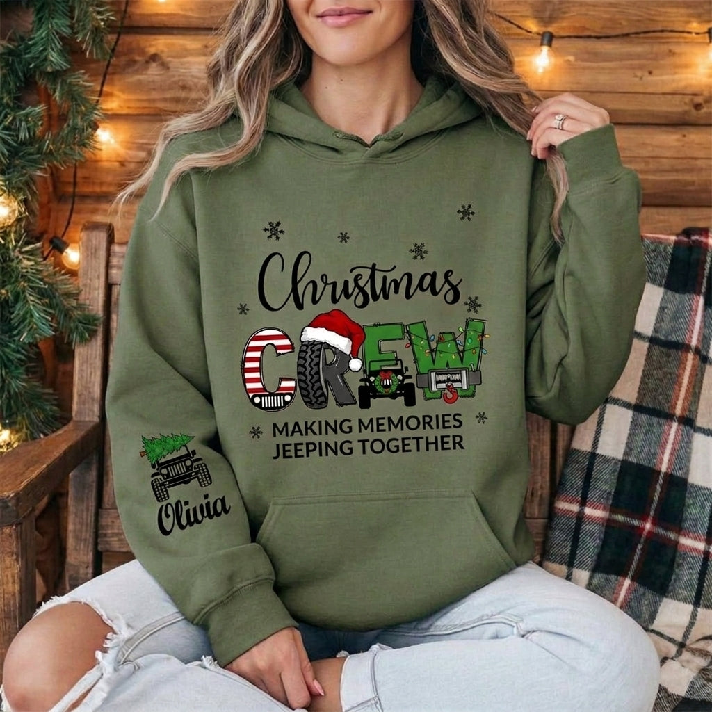 Christmas Crew Personalized Hoodie