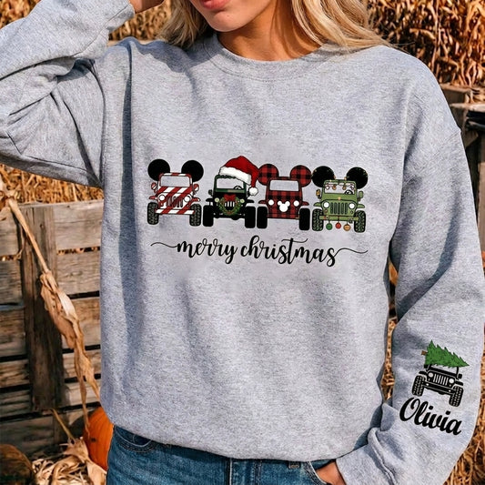 Merry Christmas Jeep Hoodie