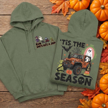 Run She's Got A Jeep Hoodie