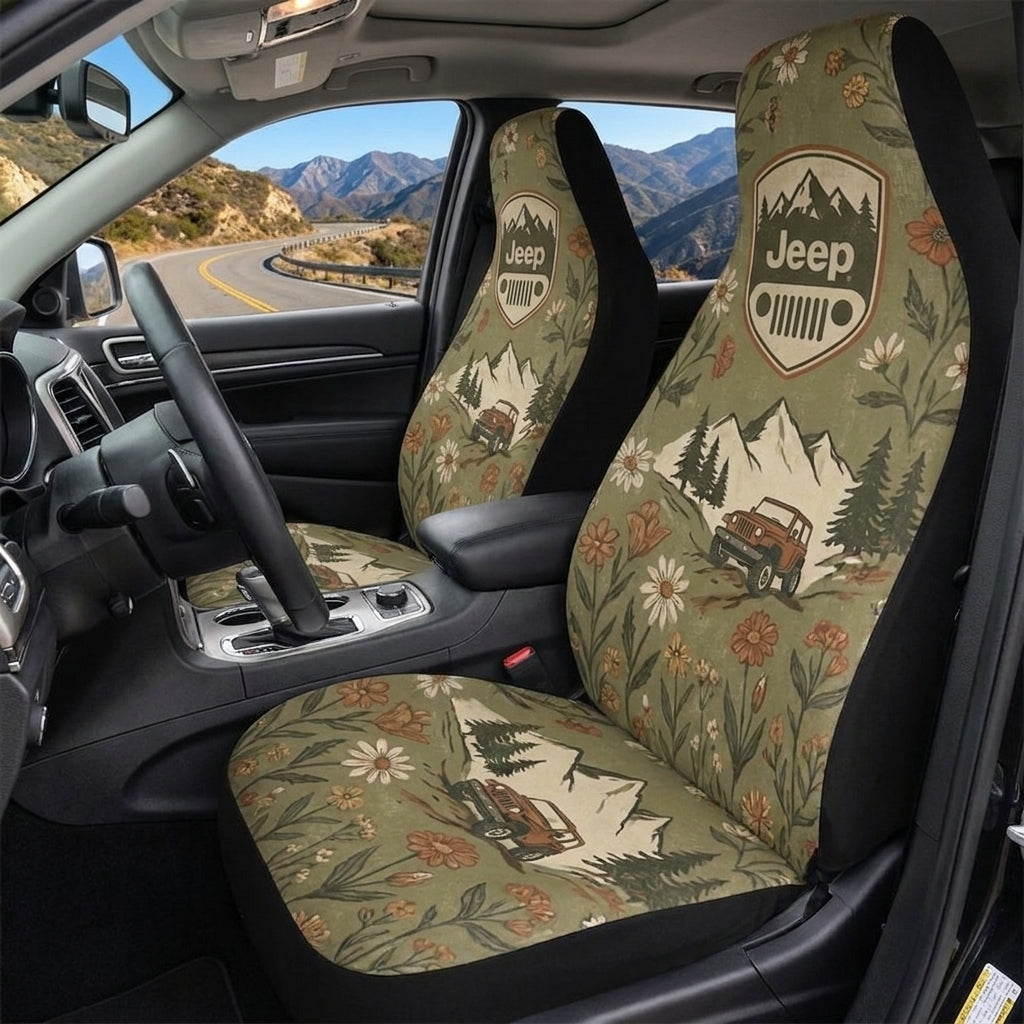 Jeep Wilderness Explorer Car Seat Cover