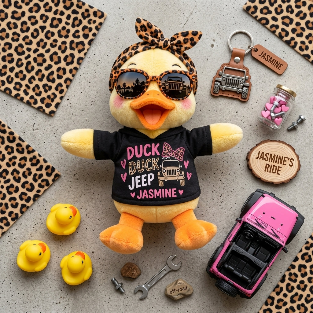 Duck Duck Jeep Poseable Plush Doll