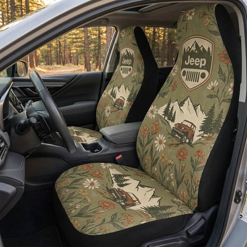 Jeep Wilderness Explorer Car Seat Cover
