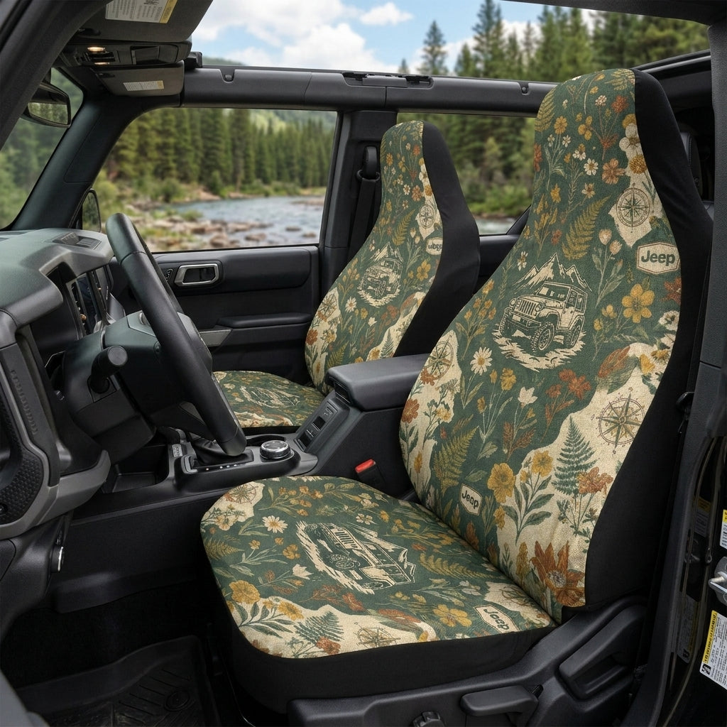 Southwest Jeep Adventure Car Seat Cover