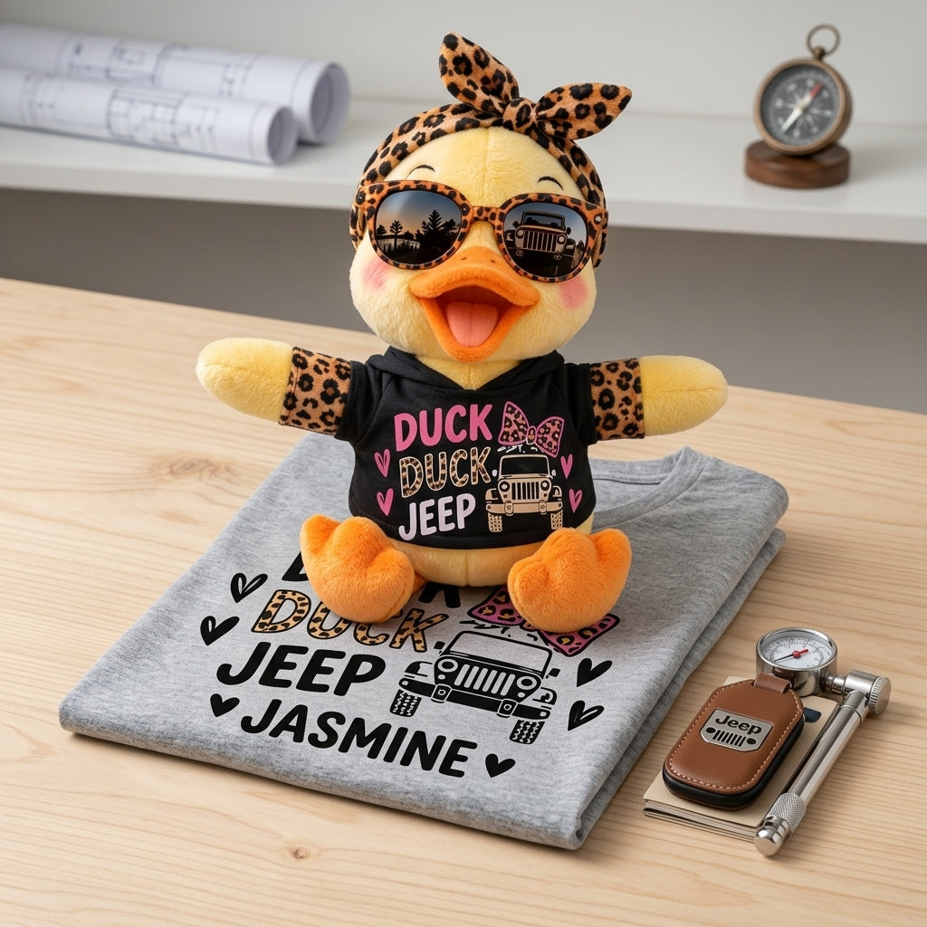 Duck Duck Jeep Poseable Plush Doll