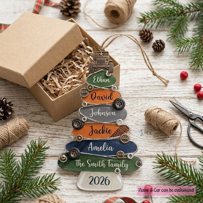 Personalized Jeep Christmas Tree Ornament