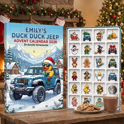 Duck Duck Jeep Christmas Adventure Personalized Advent Calendar