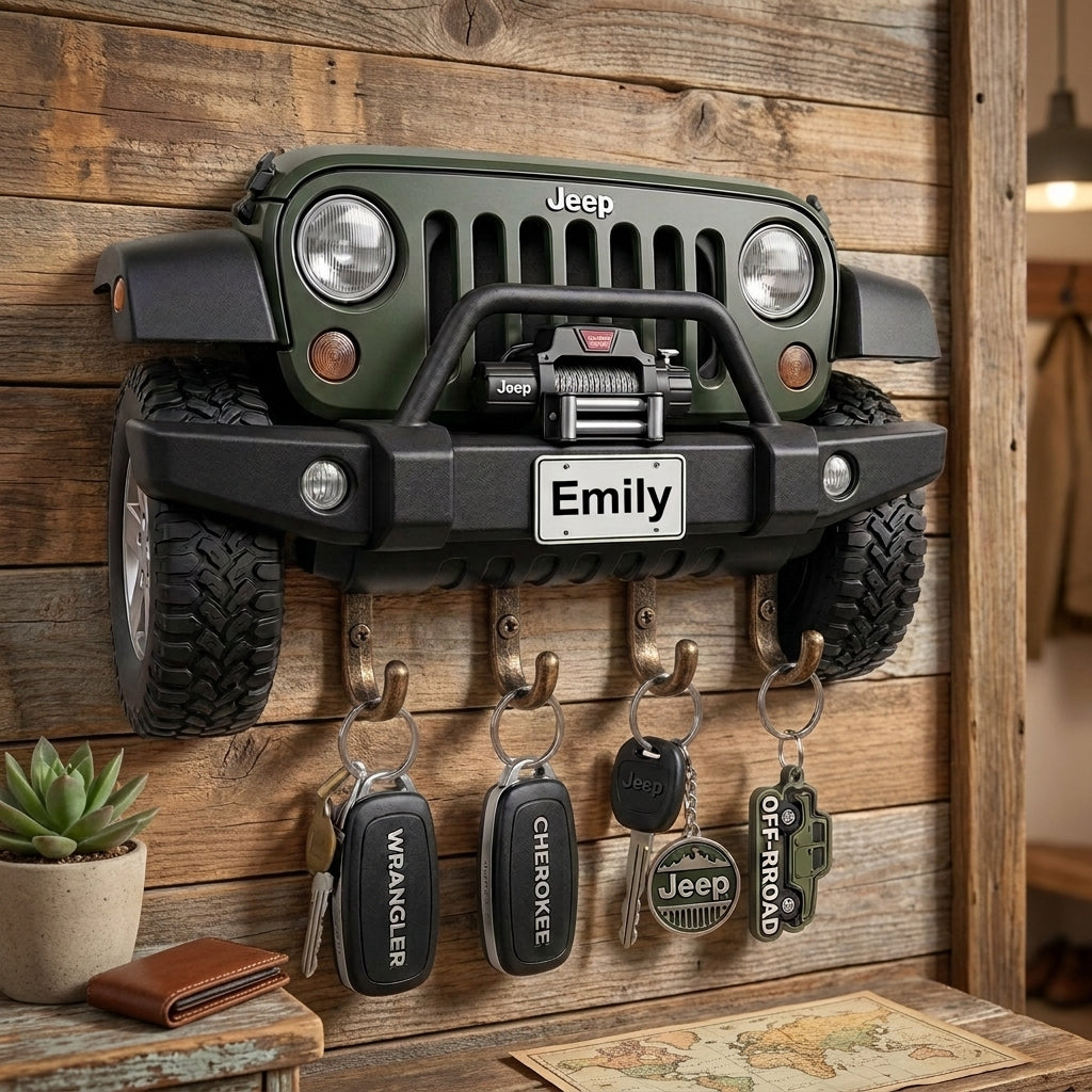 Jeep Personalized Acrylic Key Holder