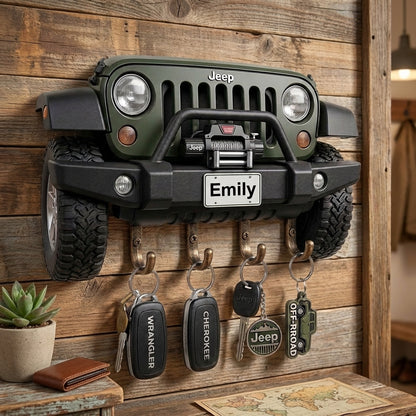 Jeep Personalized Acrylic Key Holder