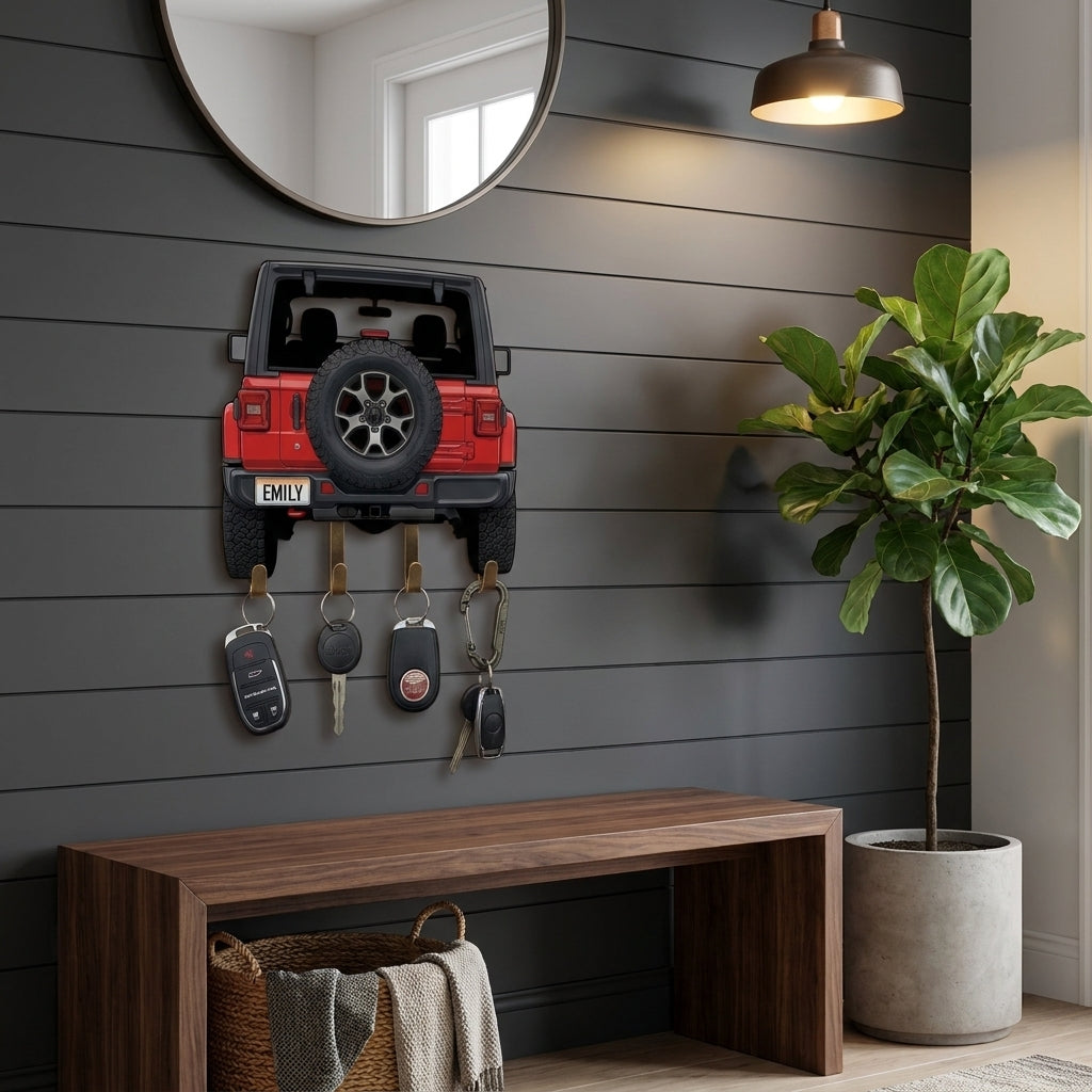 Jeep Personalized Acrylic Key Holder