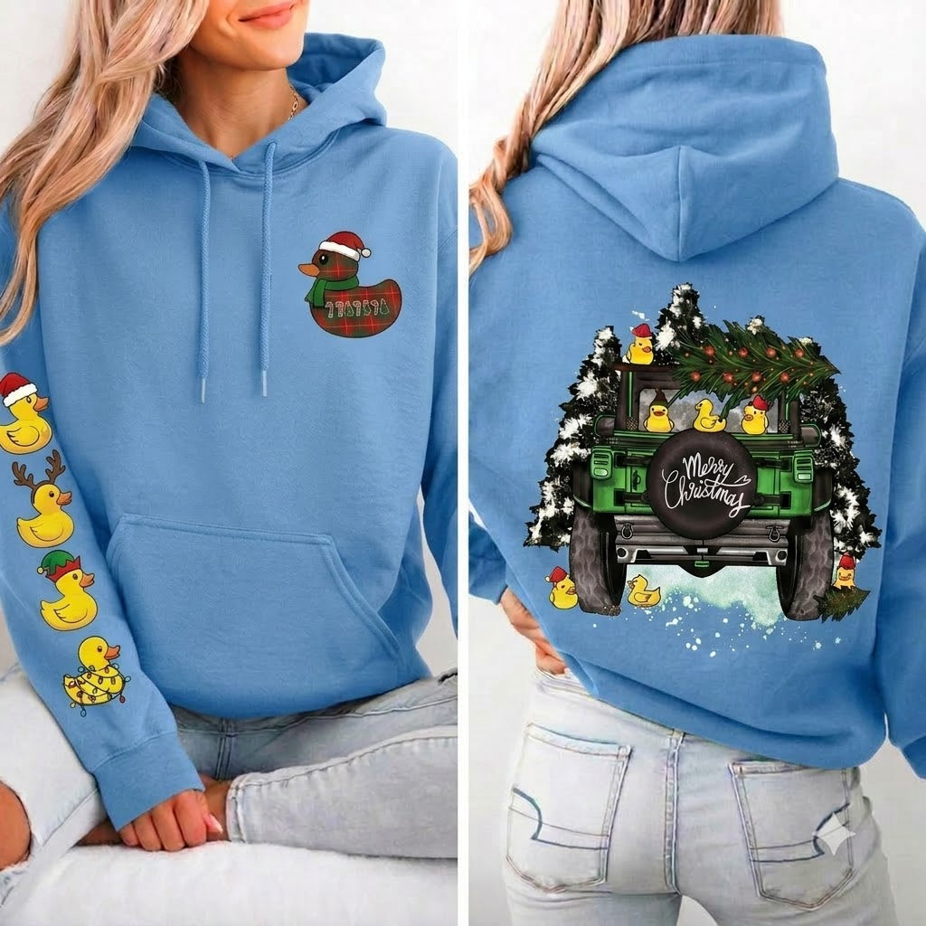 Duck Duck Jeep Xmas Hoodie