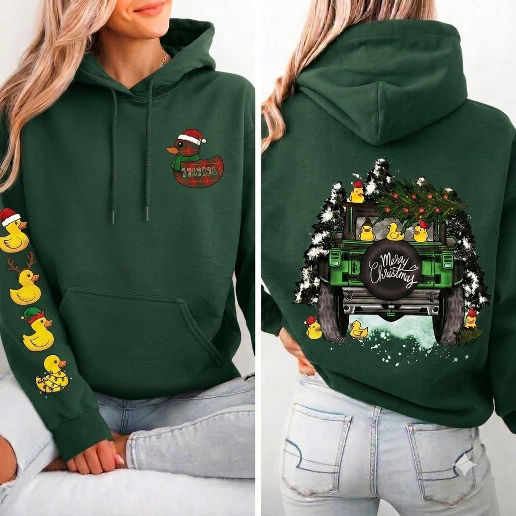 Duck Duck Jeep Xmas Hoodie