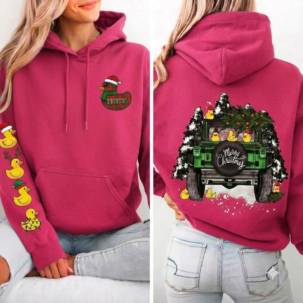 Duck Duck Jeep Xmas Hoodie