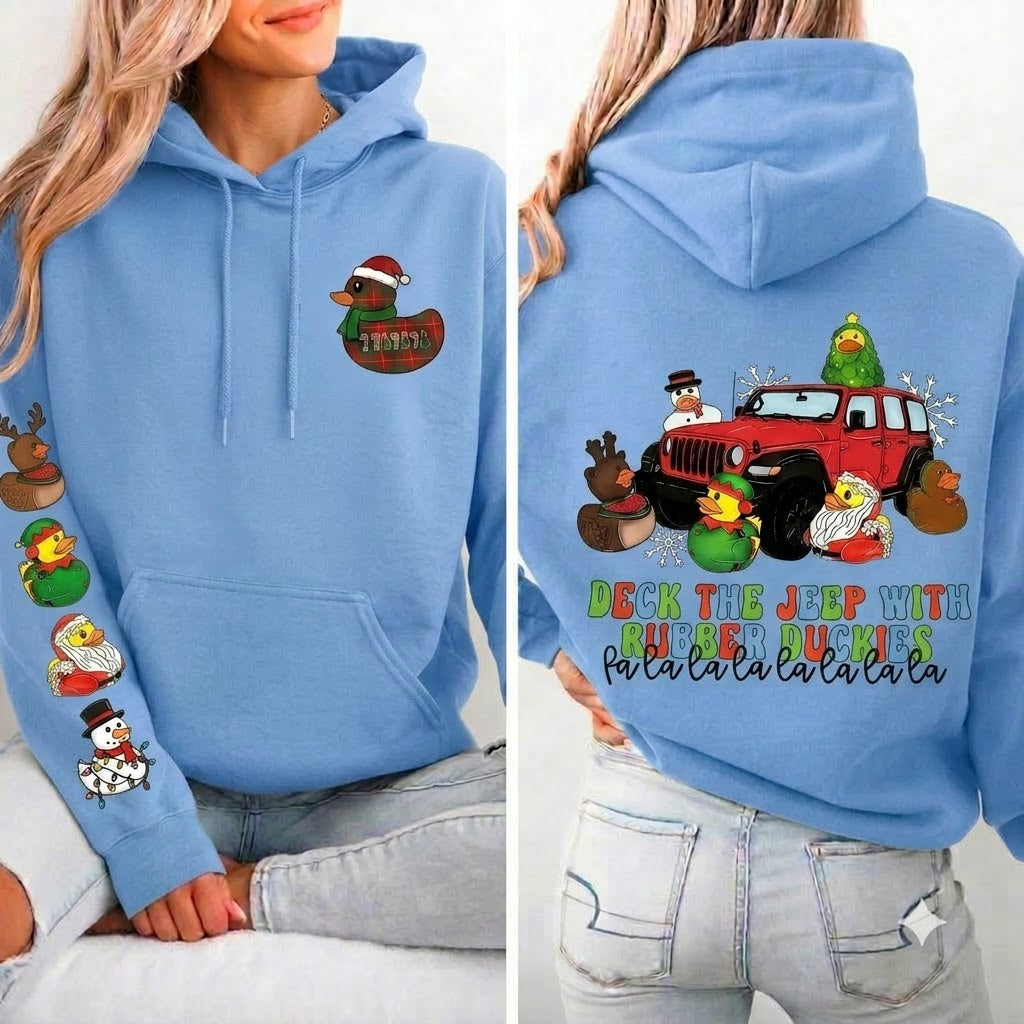 Deck The Jeep Hoodie