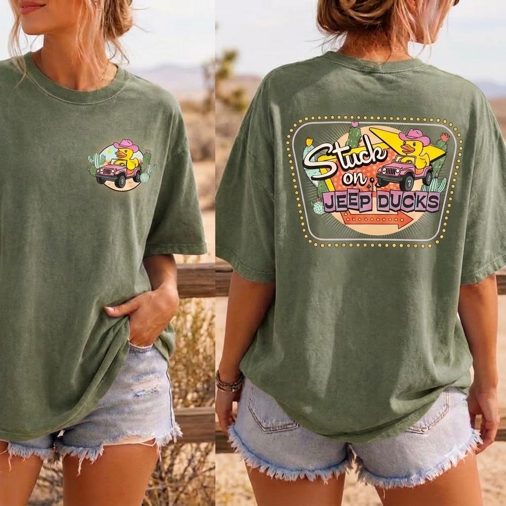 Stucks On Jeep Ducks T-Shirt