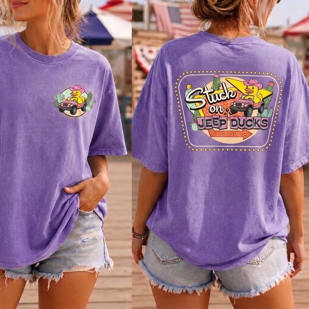 Stucks On Jeep Ducks T-Shirt