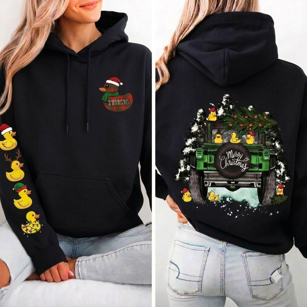 Duck Duck Jeep Xmas Hoodie