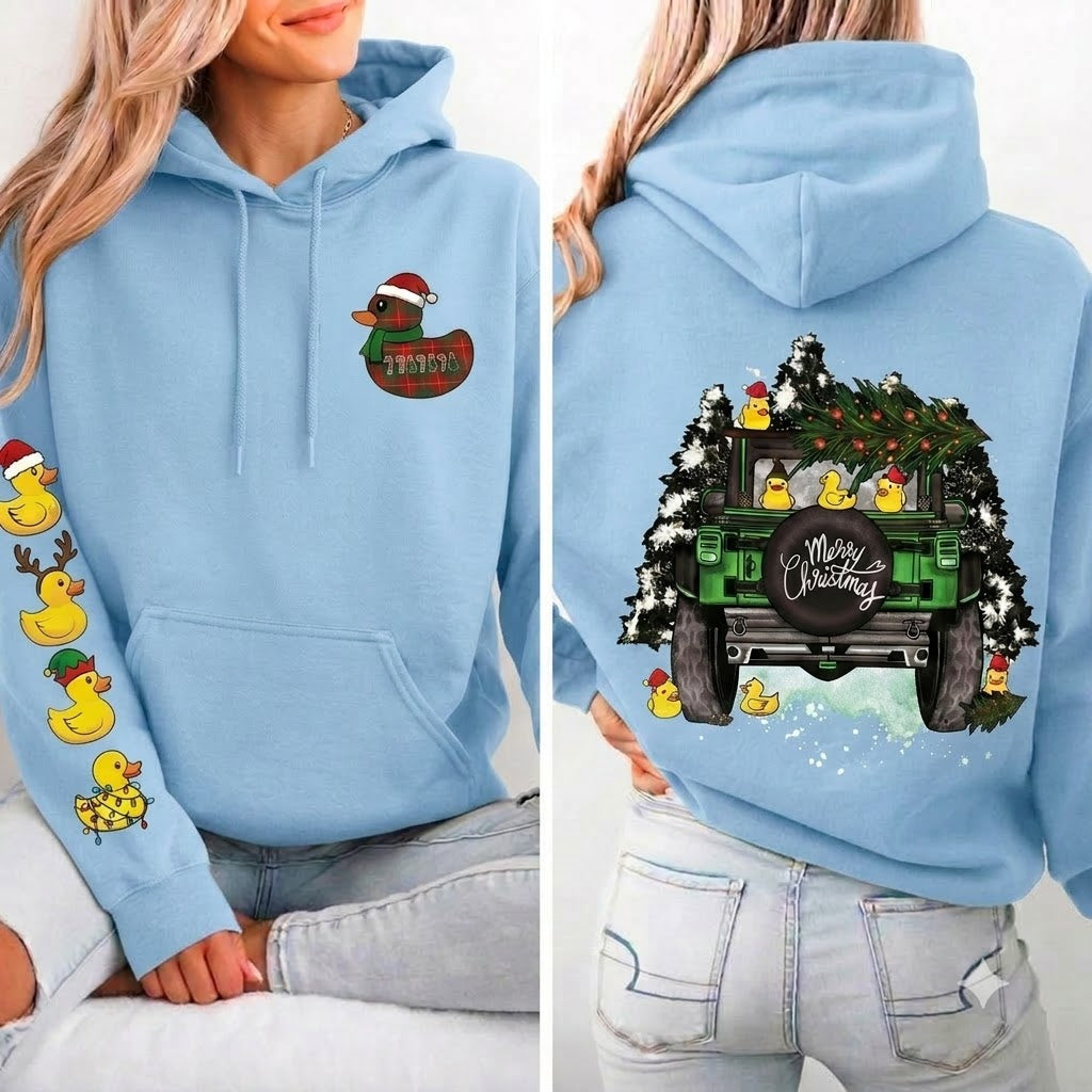 Duck Duck Jeep Xmas Hoodie
