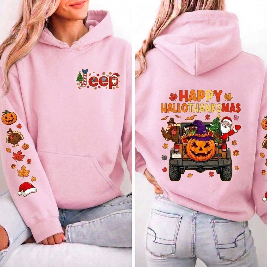Happy Hallothanksmas Hoodie