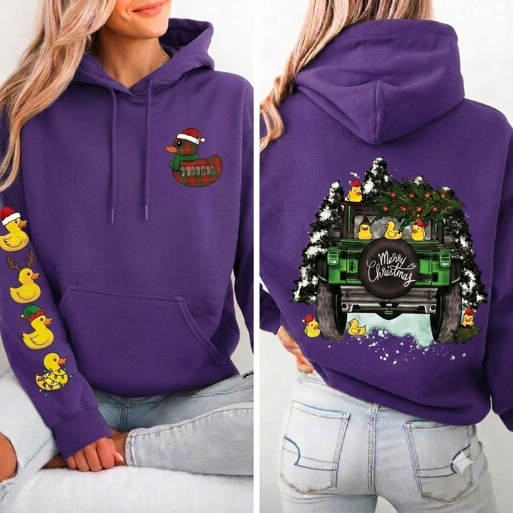 Duck Duck Jeep Xmas Hoodie