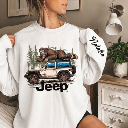 Personalized Jeep Bigfoot Sweatshirt